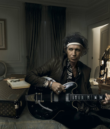 Stones guitarist is new frontman for Louis Vuitton