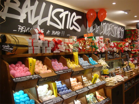 Lush cosmetics