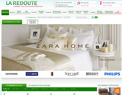 La Redoute, Zara Home