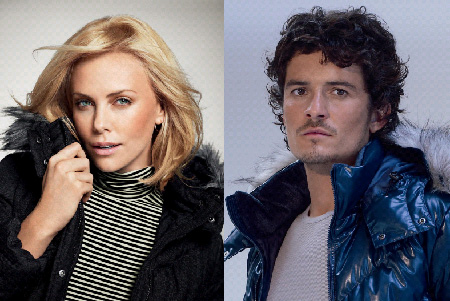 Charlize Theron, Orlando Bloom, Uniqlo