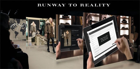 Burberry in online sale