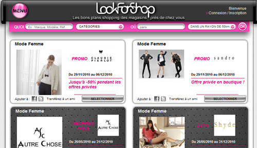 LookForShop, E-Commerce