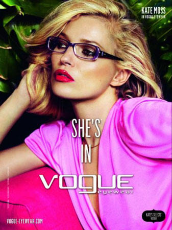 Vogue Eyewear, Кейт Мосс