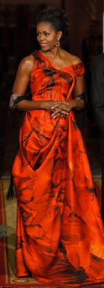 Oscar de la Renta, Michelle Obama