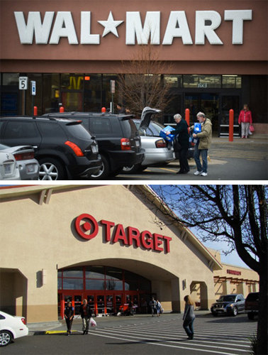 target store models. Target store in California