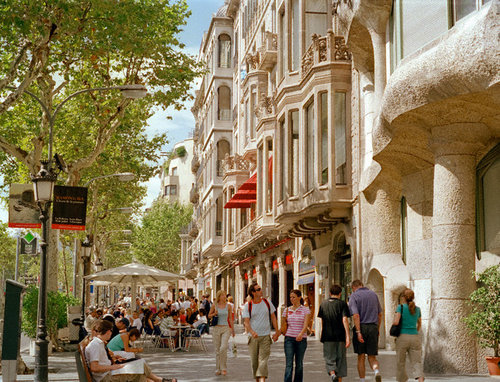 Passeig de Gracia  Tourism in Barcelona