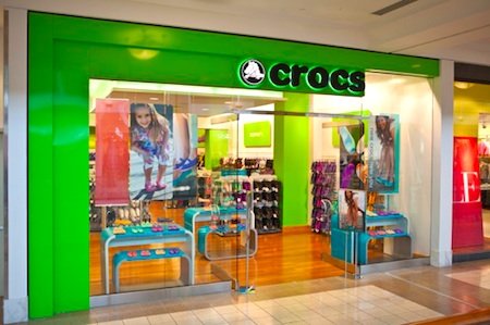 crocs store in the mall