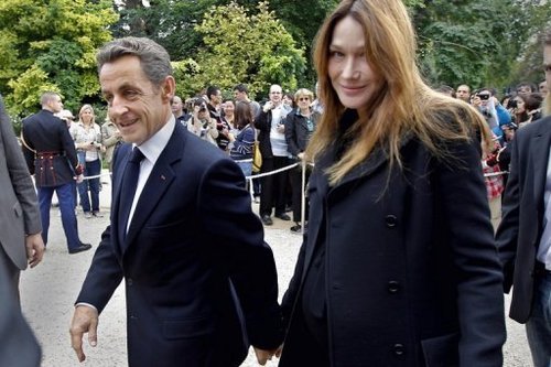 French Leader Sarkozy Wife And Carla Have A Baby Girl News People 209332