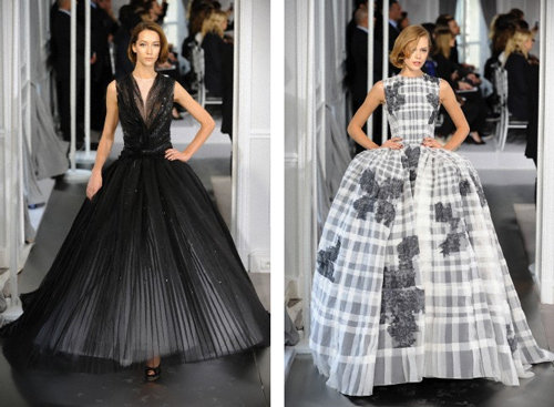 Gracias por tu ayuda Frente a ti Transparente Juegos de negro, blanco y gris ofrecen con Dior una lección de distinción