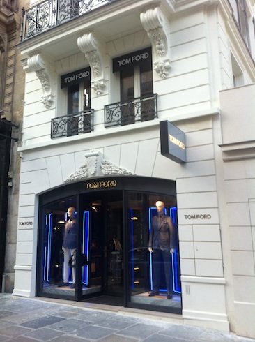 Tom Ford opens menswear store in Paris