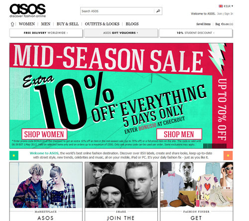 ASOS to meet profit hopes as sales rise