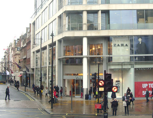 zara bond street address