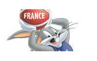 Bugs Bunny avec l'équipe de France de basket
