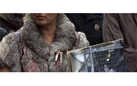 Défilé à Paris contre l'industrie de la fourrure