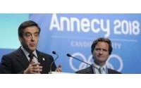JO 2018: La Commission accueillie en grande pompe à Annecy
