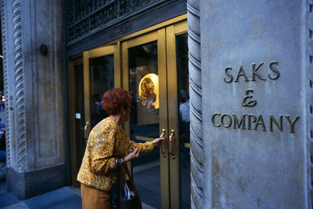 Saks profit up on more full-price sales