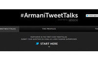 Giorgio Armani lanza #ArmaniTweetTalks
