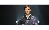 Kimonos get rock 'n' roll makeover at Japan fashion week