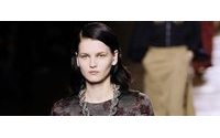 Off-kilter asymmetry and sparkle at Dries Van Noten and Guy Laroche