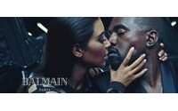 Kim Kardashian and Kanye West front Balmain campaign