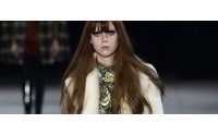 Hedi Slimane is short and shimmery at Paris fashion week