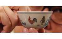 Ming-era 'chicken cup' breaks record for Chinese porcelain