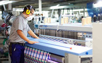 El índice de producción industrial del textil se contrae un 6 % en marzo