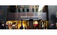 UK's House of Fraser posts increase in turnover, profit for H1