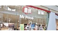 S.African clothing retailer Mr Price's 21-week sales up 9 pct