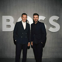 Boss spinge sul menswear con David Beckham