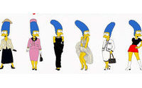 Marge Simpson joue la top-model