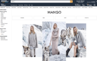 Mango mit eigenen Shops bei Amazon