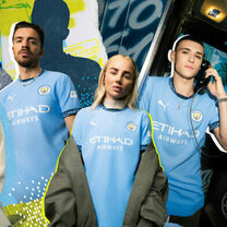 Puma launches Manchester City kit for next season
