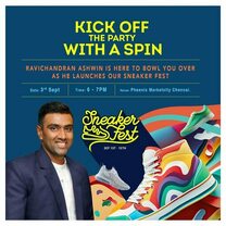 Cricketer Ravichandran Ashwin to open Phoenix Marketcity's sneaker festival